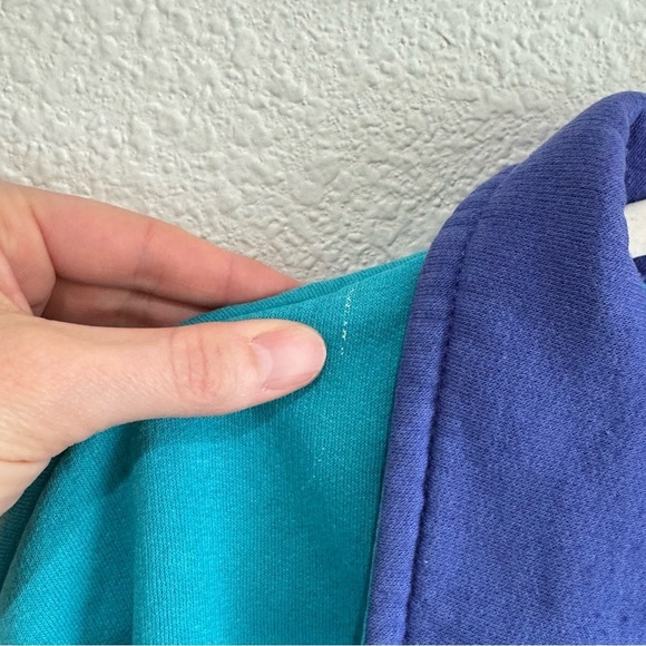 VTG Victoria Canada Womens Quarter Zip Pullover Sweater Ski Resort Gorpcore 90s - Picture 10 of 11